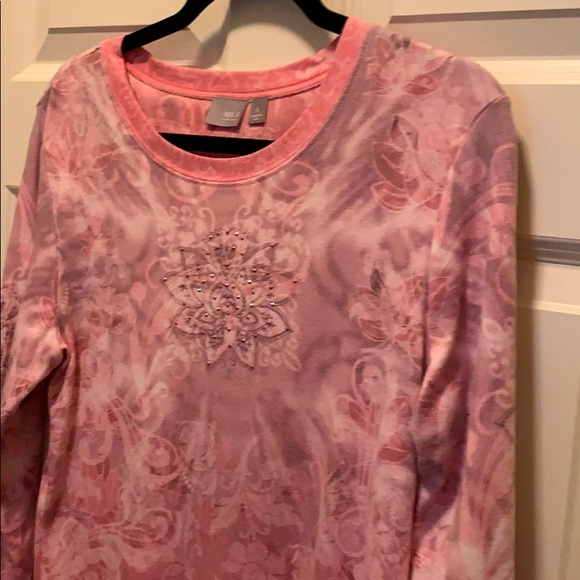 Apt 9 Ladies Long Sleeve Tee Top - Picture 3 of 8